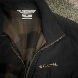 Columbia Plaid Black& Brown Jacket